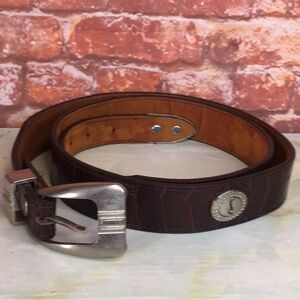 Vintage 90s Brown Concho PGA Tour Belt